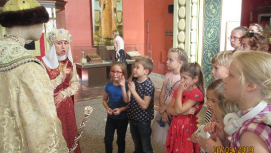 Группа воскресной школы в Аксиньино посетила Исторический музей
