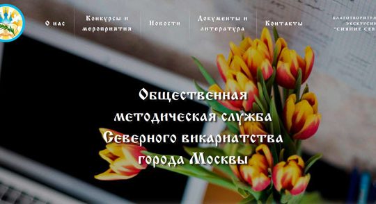 Разработан сайт, посвященный работе общественной методической службе Северного викариатства