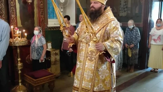 Поздравление епископу Парамону с днём тезоименитства